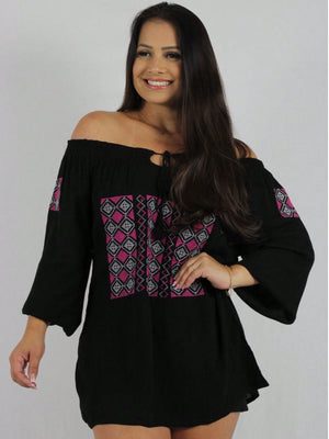 Calça Pantalona Patchwork - Indra Moda Indiana